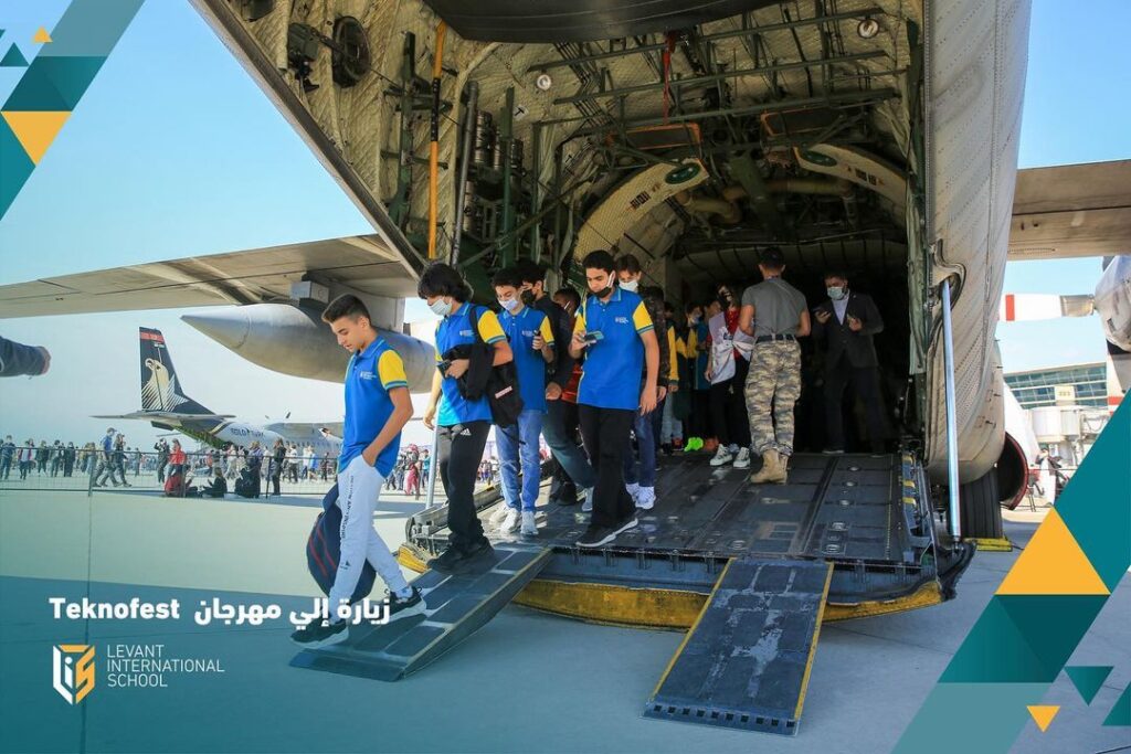 Levant High School Stage - student visit to technofest